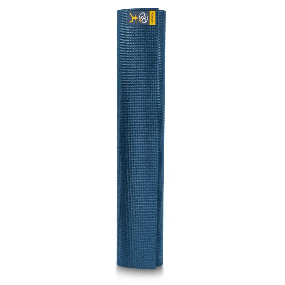 Yogamatte Warrior II Blå
