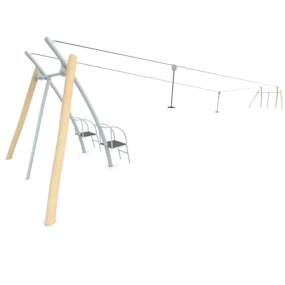 Zipline Dobbel i Robinia